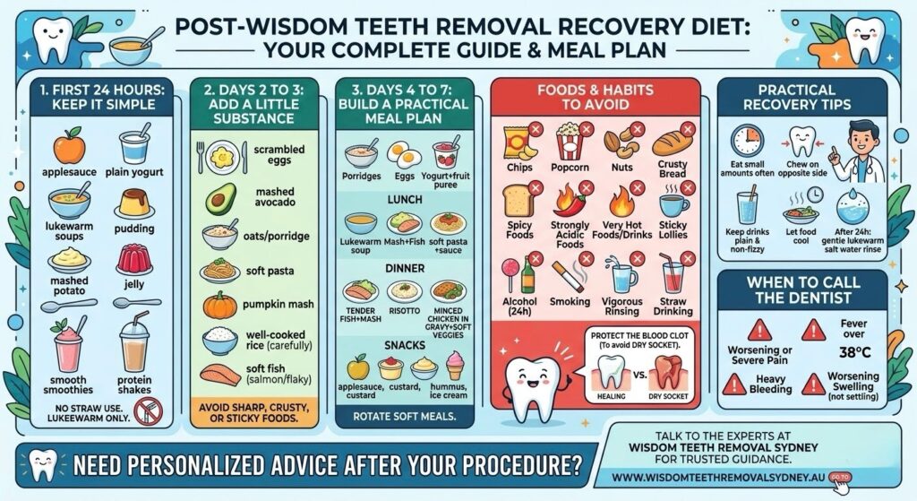 Best foods to eat after wisdom teeth removal simple meal plan for quick healing